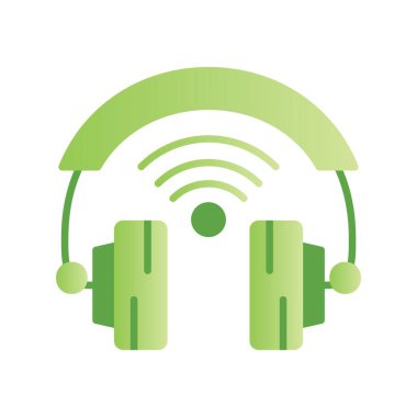 Kulaklık Yaratıcı Simgeler Tasarımı