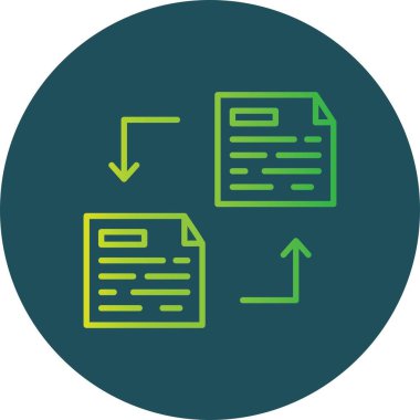 Dosya Aktarımı Yaratıcı Simgeler Tasarımı