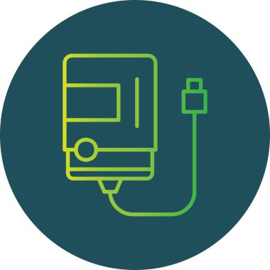 Harici Disk Yaratıcı Simgeler Desig