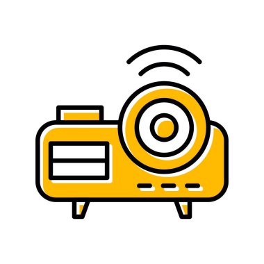 Projektör Yaratıcı Simgeler Tasarımı