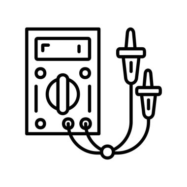 Elektrik Testçisi Yaratıcı Simgeler Tasarımı