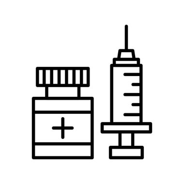 Aşılama Yaratıcı Simgeler Desig