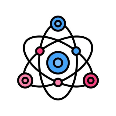 Atom Yaratıcı Simgeler Tasarımı