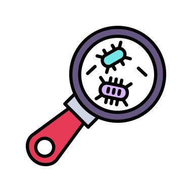 Mikrobiyoloji Yaratıcı Simgeler Tasarımı