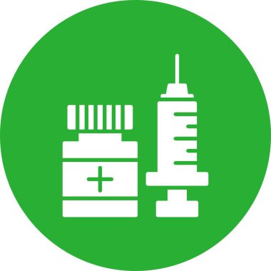 Aşılama Yaratıcı Simgeler Desig