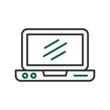 Laptop Yaratıcı Simgeler Tasarımı