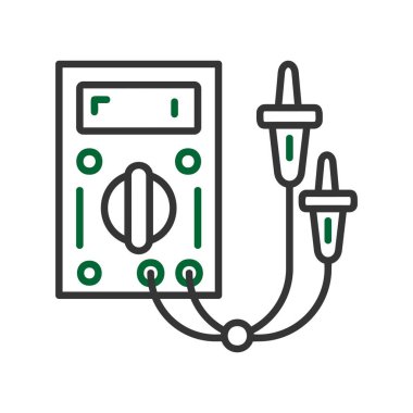 Elektrik Testçisi Yaratıcı Simgeler Tasarımı