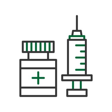 Aşılama Yaratıcı Simgeler Desig