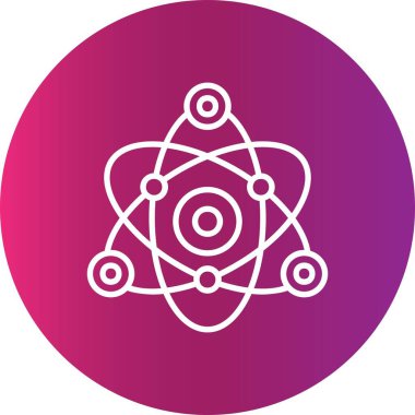 Atom Yaratıcı Simgeler Tasarımı
