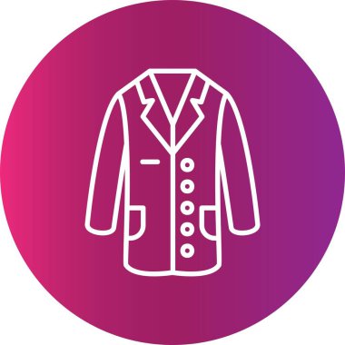 Laboratuvar Önlüğü Yaratıcı Simgeler Tasarımı