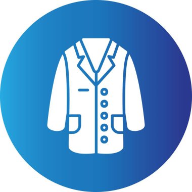 Laboratuvar Önlüğü Yaratıcı Simgeler Tasarımı