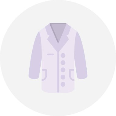 Laboratuvar Önlüğü Yaratıcı Simgeler Tasarımı