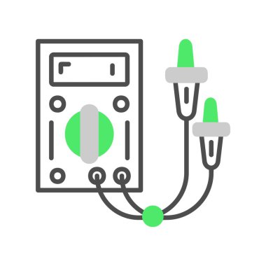 Elektrik Testçisi Yaratıcı Simgeler Tasarımı