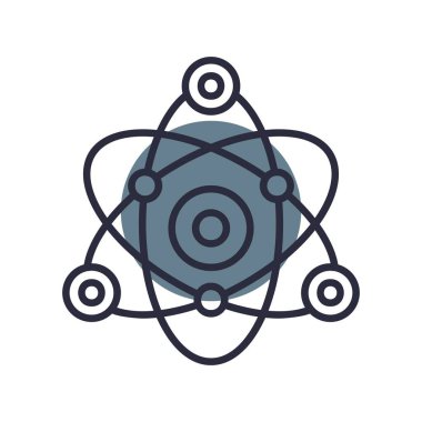 Atom Yaratıcı Simgeler Tasarımı