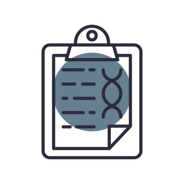 DNA Testi Yaratıcı Simgeler Tasarımı