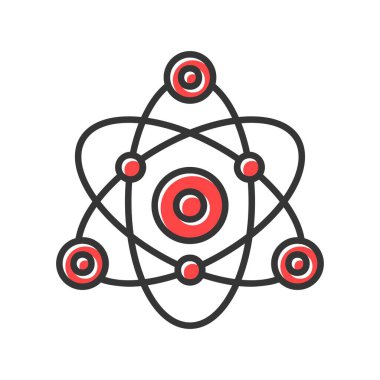 Atom Yaratıcı Simgeler Tasarımı