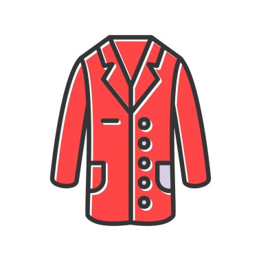 Laboratuvar Önlüğü Yaratıcı Simgeler Tasarımı