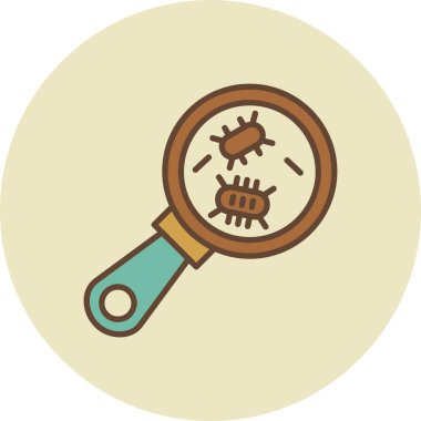 Mikrobiyoloji Yaratıcı Simgeler Tasarımı