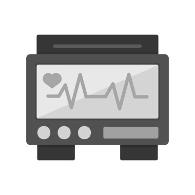 Ekg İzleyici Yaratıcı Simgeler Masası