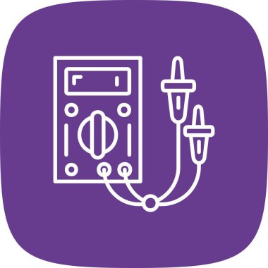 Elektrik Testçisi Yaratıcı Simgeler Tasarımı