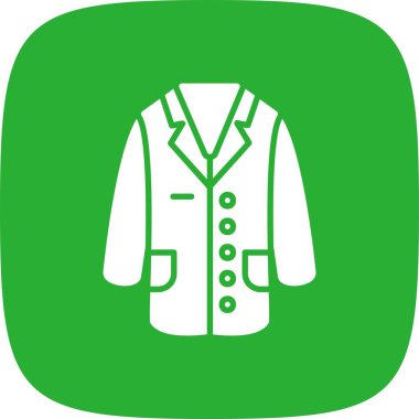 Laboratuvar Önlüğü Yaratıcı Simgeler Tasarımı