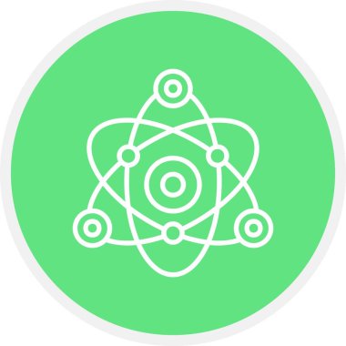 Atom Yaratıcı Simgeler Tasarımı