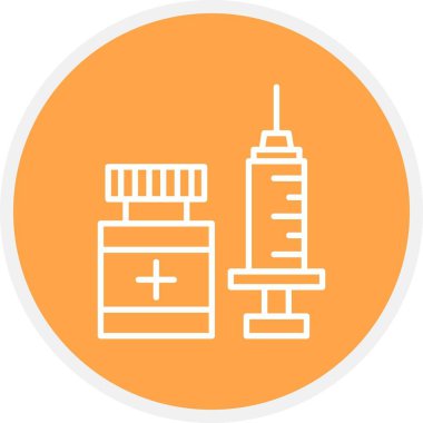 Aşılama Yaratıcı Simgeler Desig