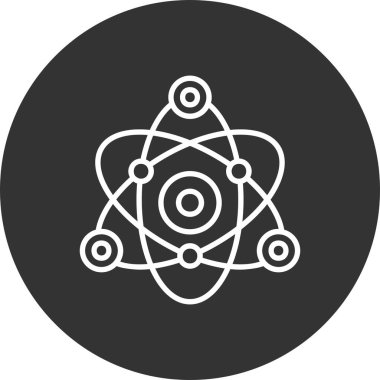 Atom Yaratıcı Simgeler Tasarımı