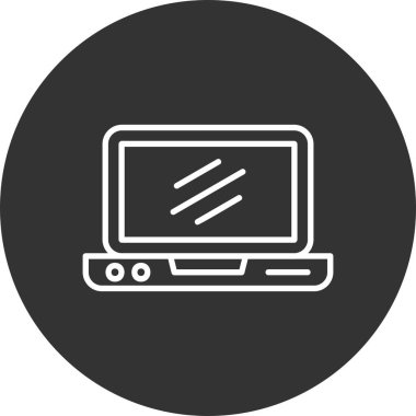 Laptop Yaratıcı Simgeler Tasarımı