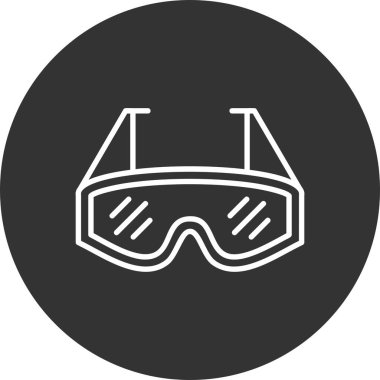 Laboratuar Gözlüğü Yaratıcı Simgeler Tasarımı