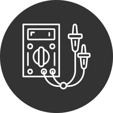 Elektrik Testçisi Yaratıcı Simgeler Tasarımı