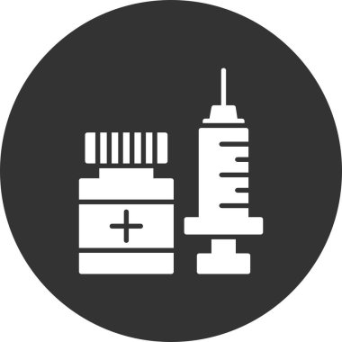 Aşılama Yaratıcı Simgeler Desig