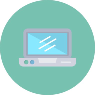 Laptop Yaratıcı Simgeler Tasarımı