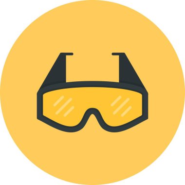 Laboratuar Gözlüğü Yaratıcı Simgeler Tasarımı