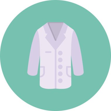 Laboratuvar Önlüğü Yaratıcı Simgeler Tasarımı