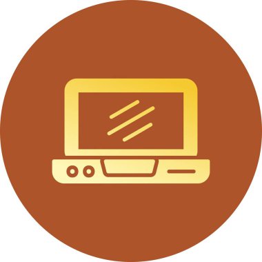 Laptop Yaratıcı Simgeler Tasarımı