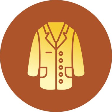 Laboratuvar Önlüğü Yaratıcı Simgeler Tasarımı