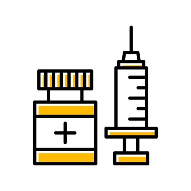 Aşılama Yaratıcı Simgeler Desig