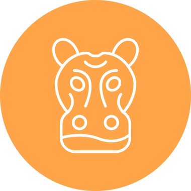 Hippopotamus Creative Icons Desig
