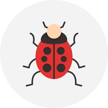 Ladybug Creative Icons Desig