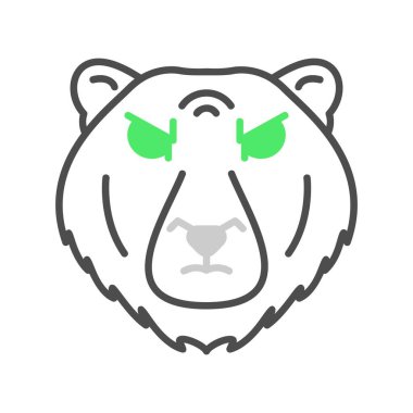 Polar Bear Creative Icons Desig