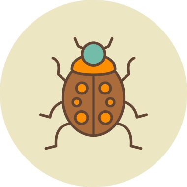 Ladybug Creative Icons Desig