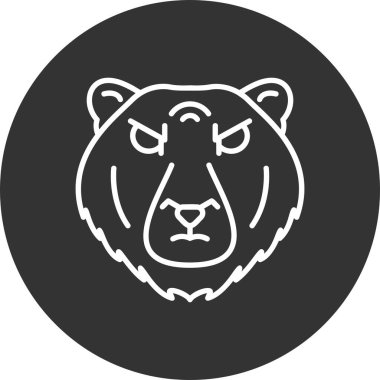 Polar Bear Creative Icons Desig