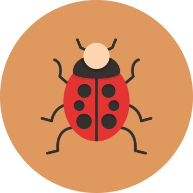 Ladybug Creative Icons Desig