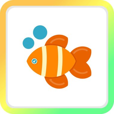 Clown Fish Creative Icons Desig