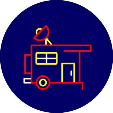 Caravan Car Creative Icons Desig