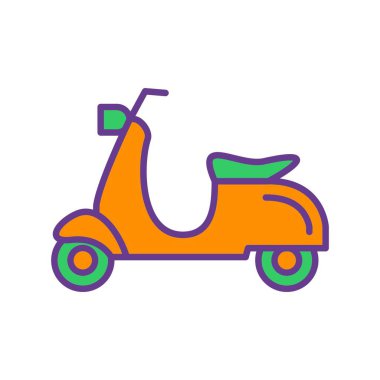 Scooter Car Creative Icons Desig
