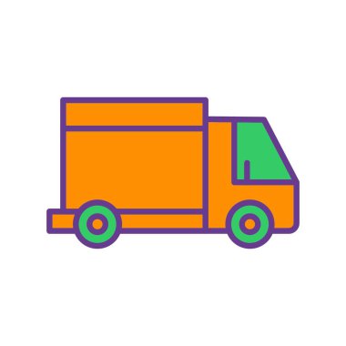 Delivery Truck Car Creative Icons Desig