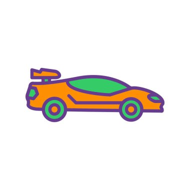 Sports Car Car Creative Icons Desig