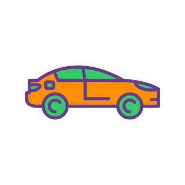 Sedan Car Creative Icons Desig
